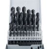 HSS DRILL SET 1.0-13.0mmx0.5mm METAL CASE thumbnail-2