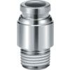 KQG2S04-M5 STAINLESS HEXAGON FITTING 4mm M5 thumbnail-0