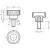 GN421-M8-16 KNURLED THUMBSCREW thumbnail-0