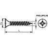 3.5 x 32mm BLACK COARSE THREAD DRYWALL SCREWS thumbnail-1