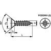 ST3.5X16MM POZIDRIV® –SÜLLYESZTETT FEJŰ CSAVAR BZP thumbnail-0