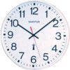 QUANTUM 2500 10" ROUND WHITE RADIOCONTROLLED CLOCK thumbnail-0