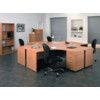 SATELLITE 1800mm LH PANELEND CRESCENT DESK MAPLE thumbnail-1