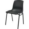 POLYPROPYLENE H/D STACKING CHAIRBLACK thumbnail-0