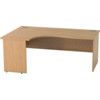 SATELLITE 1800mm LH PANELEND CRESCENT DESK L/OAK thumbnail-0