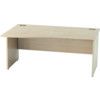 SATELLITE 1600mm LH WAVEPANEL END DESK MAPLE thumbnail-0