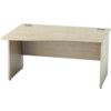 SATELLITE 1400mm LH WAVEPANEL END DESK MAPLE thumbnail-0