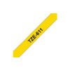 BROTHER TZE-611 6mm P-TOUCH TAPE BLACK/YELLOW thumbnail-0