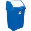 50LTR SWING TOP BIN BLUETEALE thumbnail-0