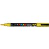 POSCA MARKER FINE BULLETTIP PC-3M - YELLOW thumbnail-0