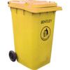 BIN.240/YELLOW 240LTR CAPACITY WHEELIE BIN thumbnail-0