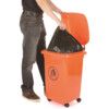 LWB50Y 50LTR WHEELED BINRED/ORANGE thumbnail-1