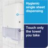 553000 TORK C FOLD WHITEHAND TOWEL DISPENSER thumbnail-1