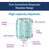 659000 TORK CENTREFEED DISPENSER WHITE thumbnail-1