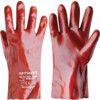 PVC FULLY COATED 14" GAUNTLETS(JERSEY LINING) RED thumbnail-0