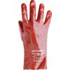 PVC FULLY COATED 14" GAUNTLETS(JERSEY LINING) RED thumbnail-1