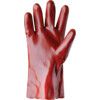 PVC FULLY COATED 14" GAUNTLETS(JERSEY LINING) RED thumbnail-2