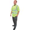 HI-VIS POLO SHIRT (EN20471)YELLOW(2XL) thumbnail-0