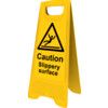 HEAVY DUTY A-BOARD CAUTION SLIPPERY SURFACE thumbnail-0