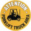 FLOOR MARKER 430mm DIA -FORKLIFT TRUCK AREA thumbnail-0