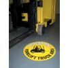 FLOOR MARKER 430mm DIA -FORKLIFT TRUCK AREA thumbnail-1