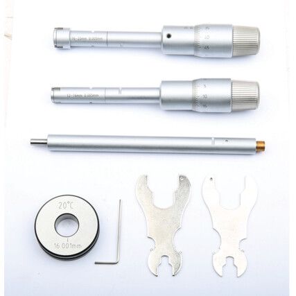 12-20MM 3 PONTOS BELSŐ MIKROMÉTER KÉSZLETBEN, METRIKUS