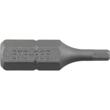 3/32" X 25MM HATSZÖG CSAVARHÚZÓ BIT 1/4" HATSZÖG ILLESZTÉSSEL