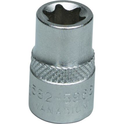 E18 TORX DUGÓKULCS 1/2" MEGHAJTÓVAL