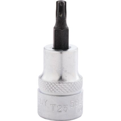 T25 TORX FELTŰZHETŐ CSAVARBEHAJTÓ 3/8" MEGHAJTÓVAL