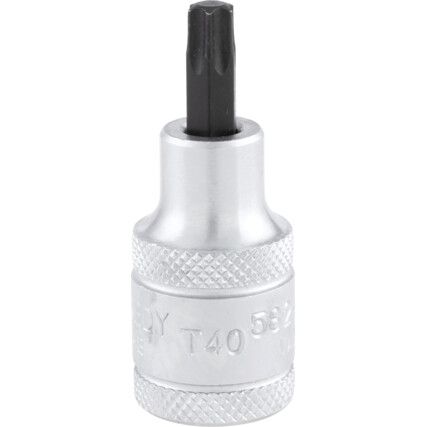 T40 X 55MM TORX FELTŰZHETŐ CSAVARBEHAJTÓ 1/2" MEGHAJTÓVAL