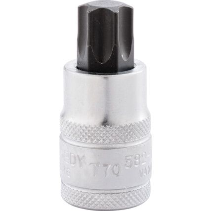 T70 X 55MM TORX FELTŰZHETŐ CSAVARBEHAJTÓ 1/2" MEGHAJTÓVAL