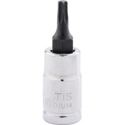 T15 TORX DUGÓKULCS 1/4" MEGHAJTÓVAL