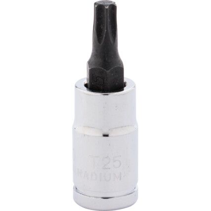 T25 TORX DUGÓKULCS 1/4" MEGHAJTÓVAL