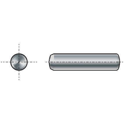 3X8MM PÁRHUZAMOS CSAPSZEG, METRIKUS - ACÉL-EDZETT