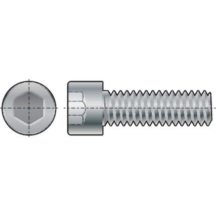 M8X60 HENGERES FEJŰ BELSŐ KULCSNYÍLÁSÚ CSAVAR FULLYTHREADED (GR-12.9) (PK-100)