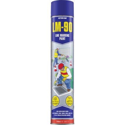 LM-90 VONALJELÖLŐ FESTÉKSPRAY, 750 ML KÉK RAL 5015