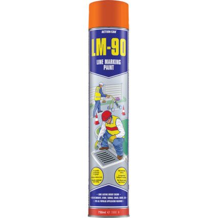 LM-90 VONALJELÖLŐ FESTÉKSPRAY, 750 ML NARANCS RAL 2003