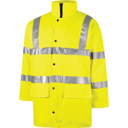 HI-VIZ 'LÉLEGZŐ' KABÁT(EN471) SÁRGA-X/L