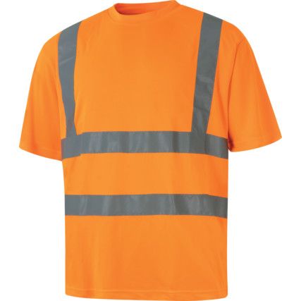 LÁTHATÓSÁGI, LÉGÁTERESZTŐ PÓLÓ, SÁRGA VAGY NARANCSSÁRGA (4XL)