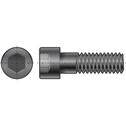 Socket Head Cap Screw, Metric - Steel - Grade 12.9 - (Self Colour)  thumbnail-0